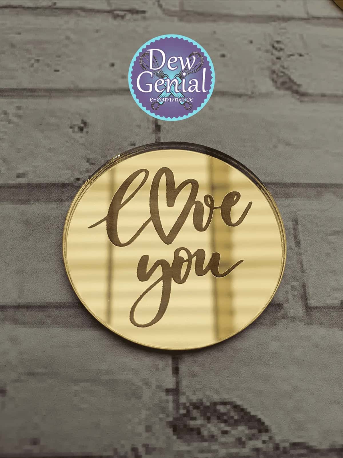 Circle Topper Love You ct-020